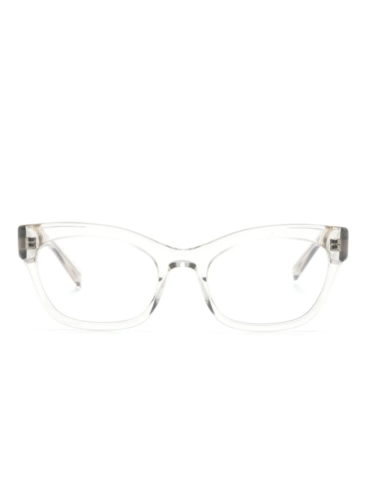 

Очки в квадратной оправе с логотипом Saint Laurent Eyewear, нейтральный