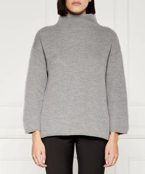 

Шерстяной свитер Oversize fit Mm, серый