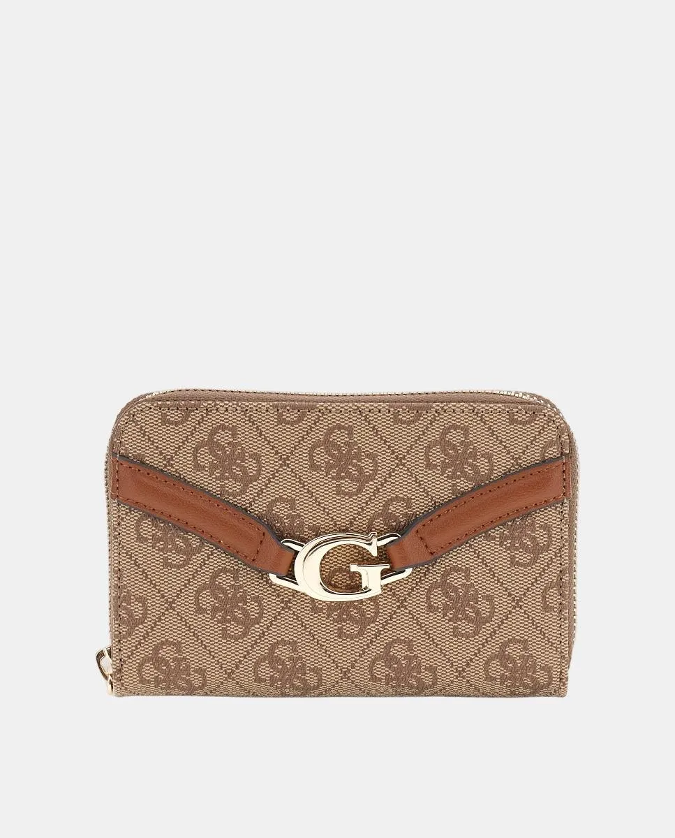 

Средний кошелек на молнии Guess, бежевый