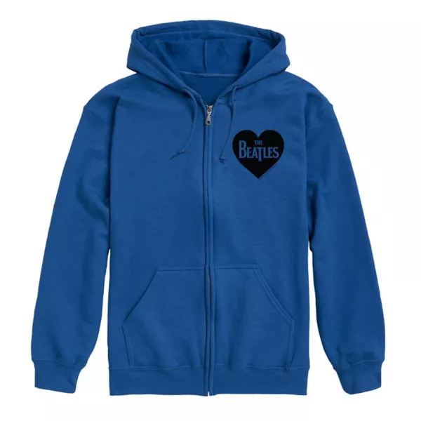 

Мужская толстовка с капюшоном The Beatles Love Zip Licensed Character, синий