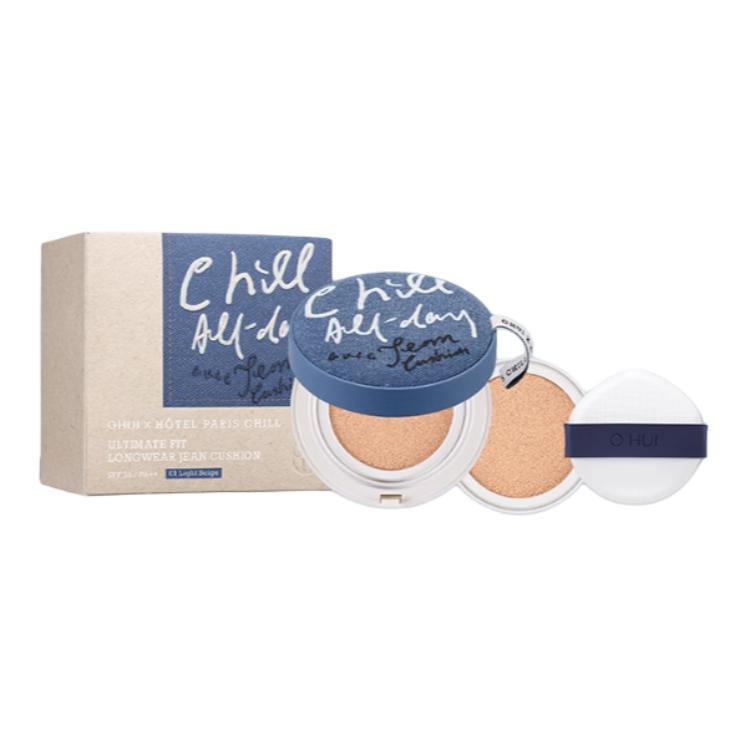 

OUHUI деним пудра Air Cushion для сияния тона кожи 15g+15g O HUI, Two-Piece Set B: Jeans Air Cushion # Natural 15g+Jeans Air Cushion Refill # Natural 15g