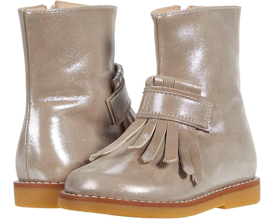 

Ботинки Elephantito Bootie w/ Fringes, цвет Metallic Blush