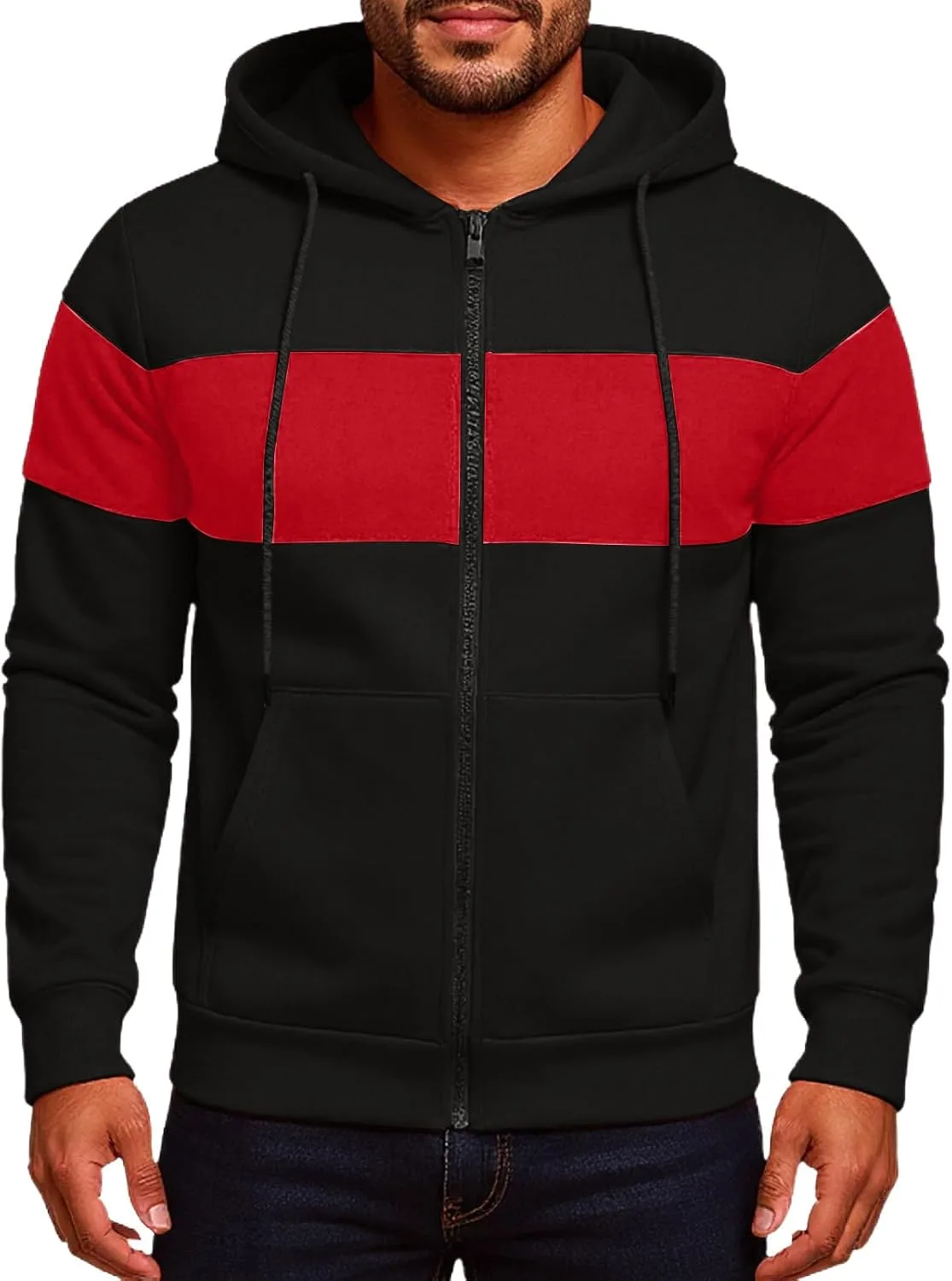 

Мужской оверсайз худи 2025 осень-зима легкий утепленный с капюшоном