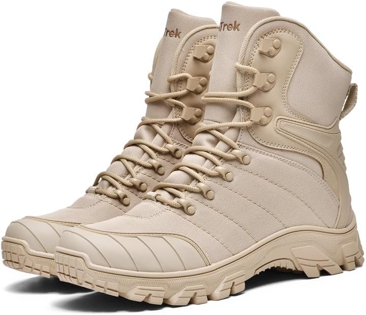 

Мужские тактические ботинки MEIXI MOBILE для походов на открытом воздухе, тренировочные и боевые ботинки, подходящие для походов и альпинизма, песочный
