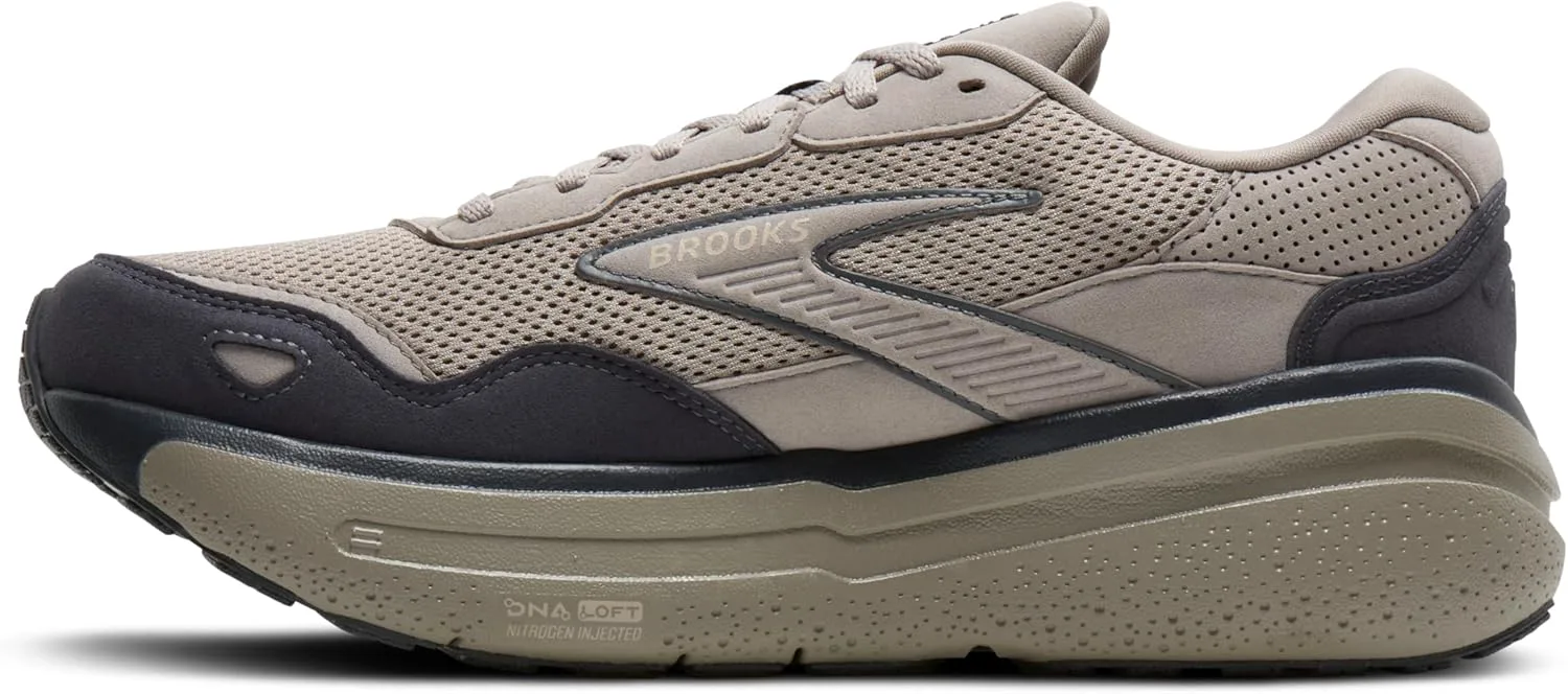 Мужские кроссовки Brooks Ghost Max из замши и кожи нейтральной модели для бега и ходьбы — фото 4