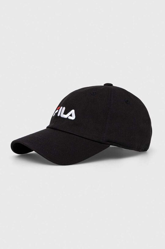 

Хлопковая бейсболка Fila, черный
