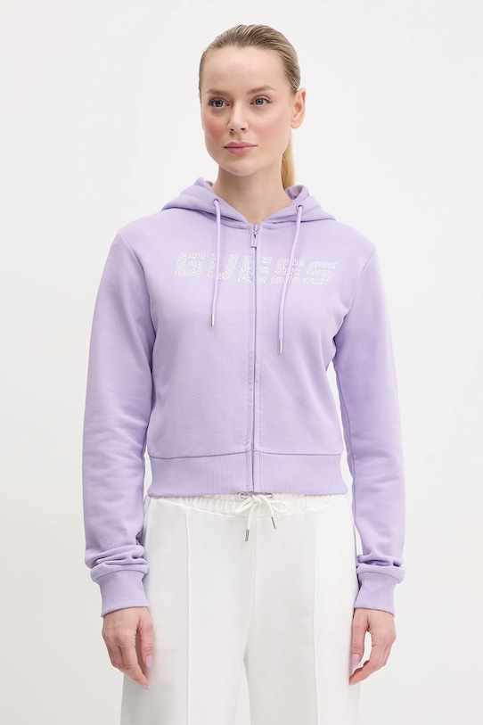 

Хлопковая толстовка PRIMULA Guess, фиолетовый
