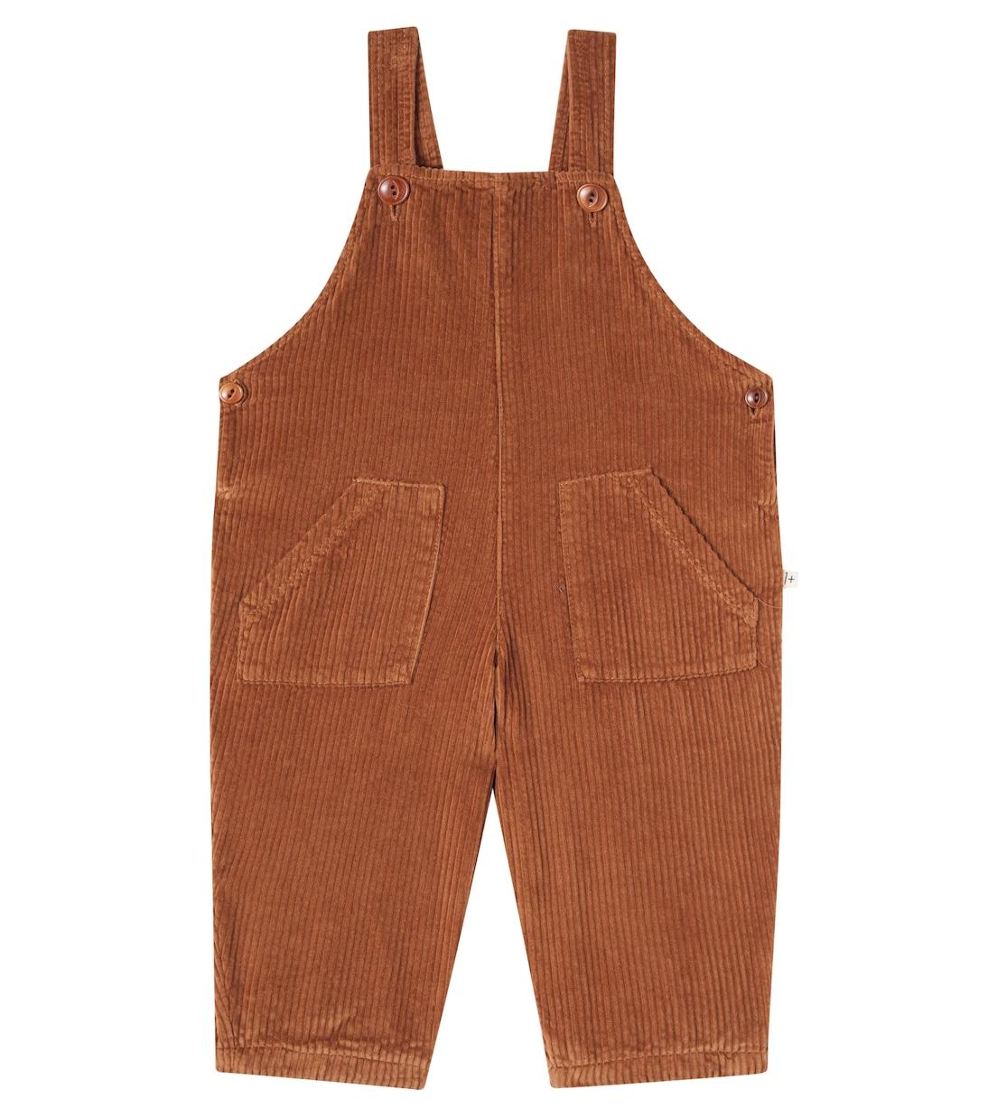 

Хлопковый вельветовый комбинезон Baby Benoit 1 + in the Family, Castagna