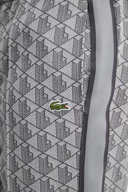 Спортивные штаны с утеплением Lacoste, серый — фото 4