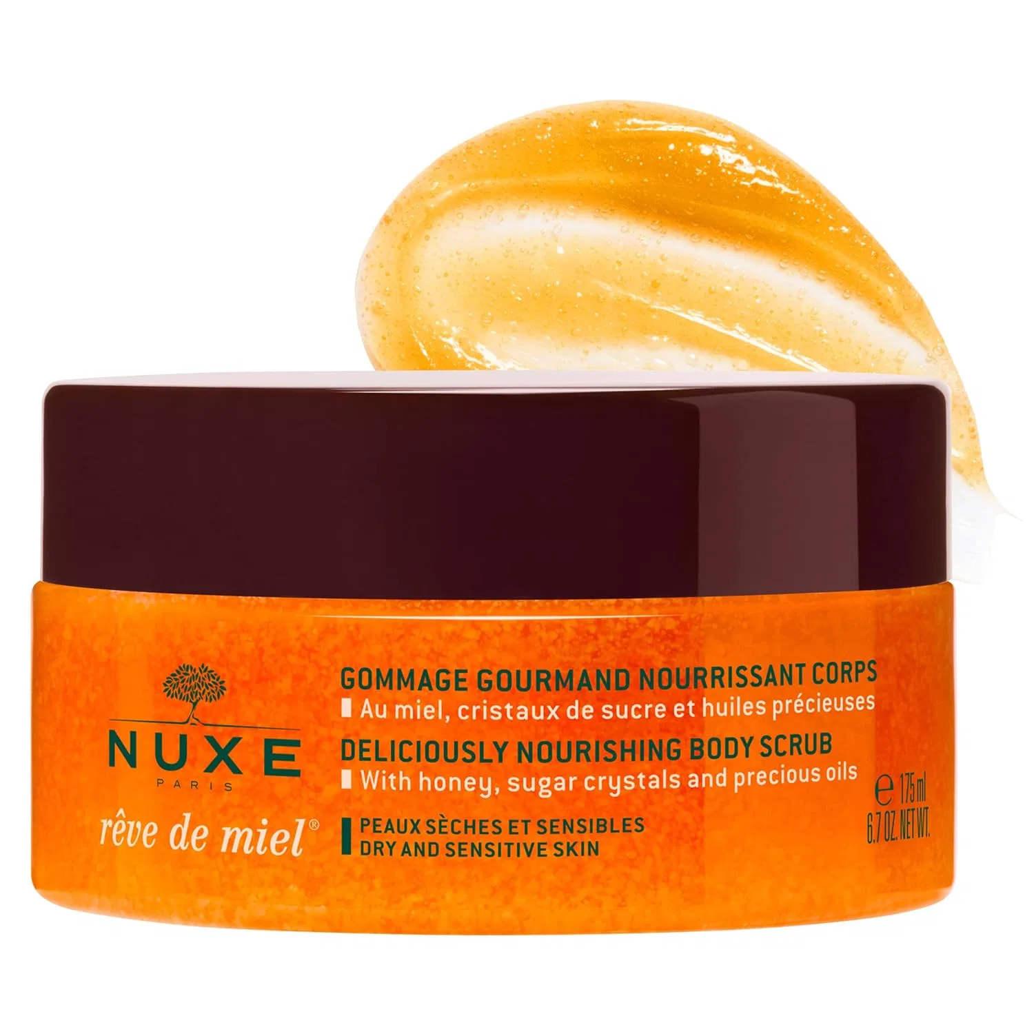 Питательный скраб для тела «De Miel Gommage Gourmand» от Nuxe, 175 мл Nuxe