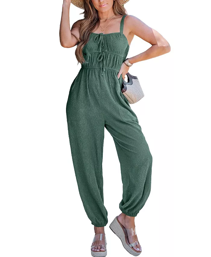 

Женский комбинезон Mood for Comfort зеленого цвета Cupshe, зеленый