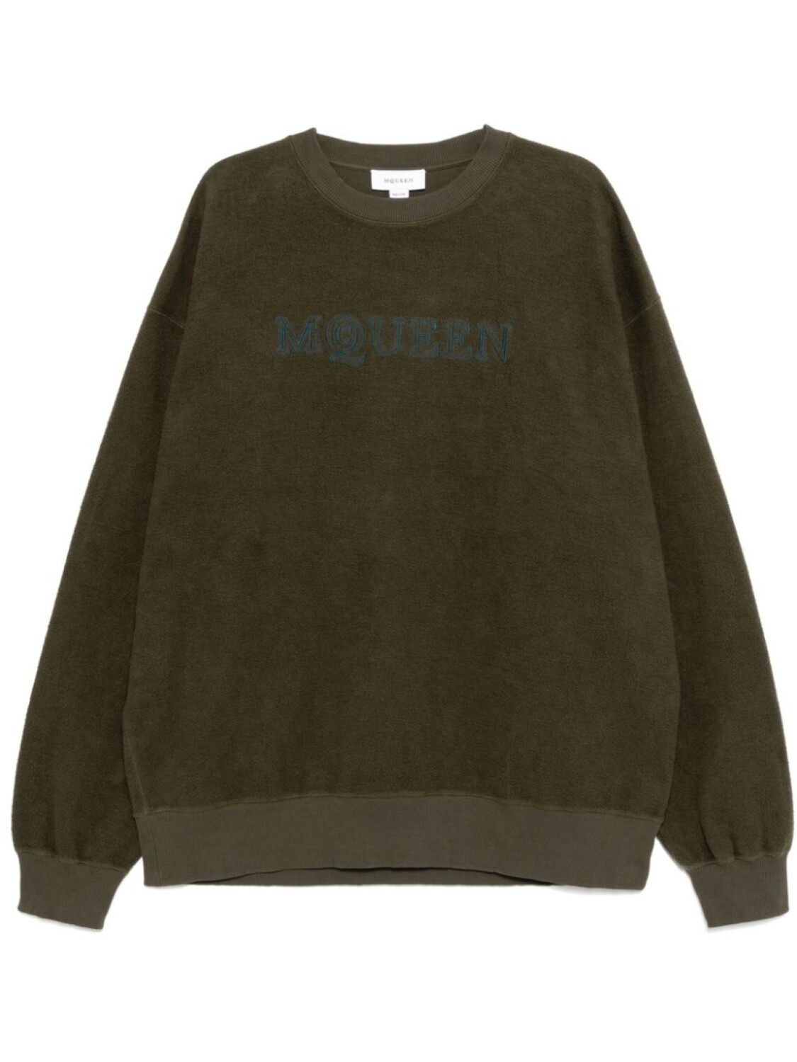 

Alexander McQueen толстовка Cut & Sew, зеленый