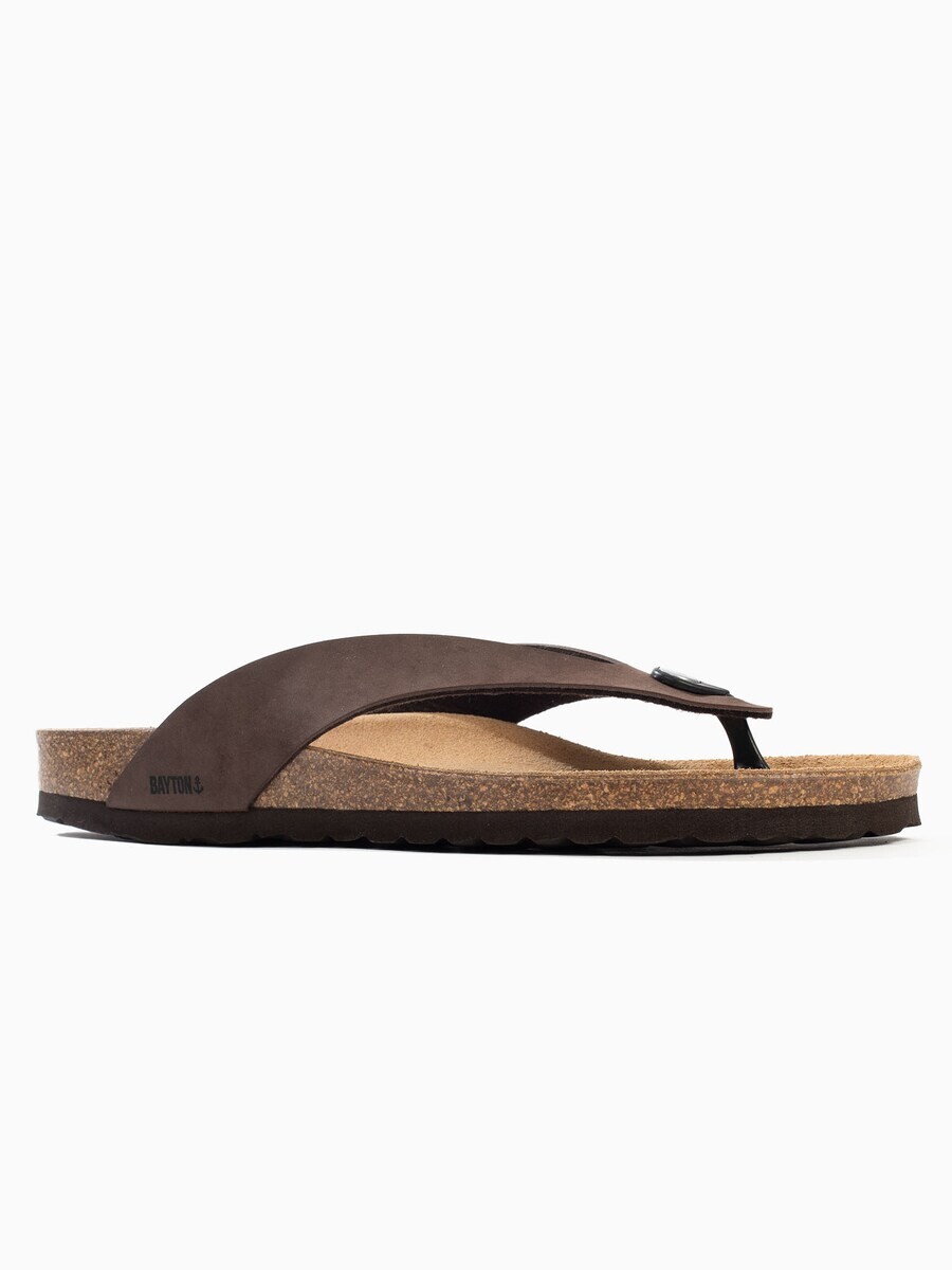 Сандалии с т-образным ремешком Bayton T-Bar Sandals Lucca, коричневый — фото 2