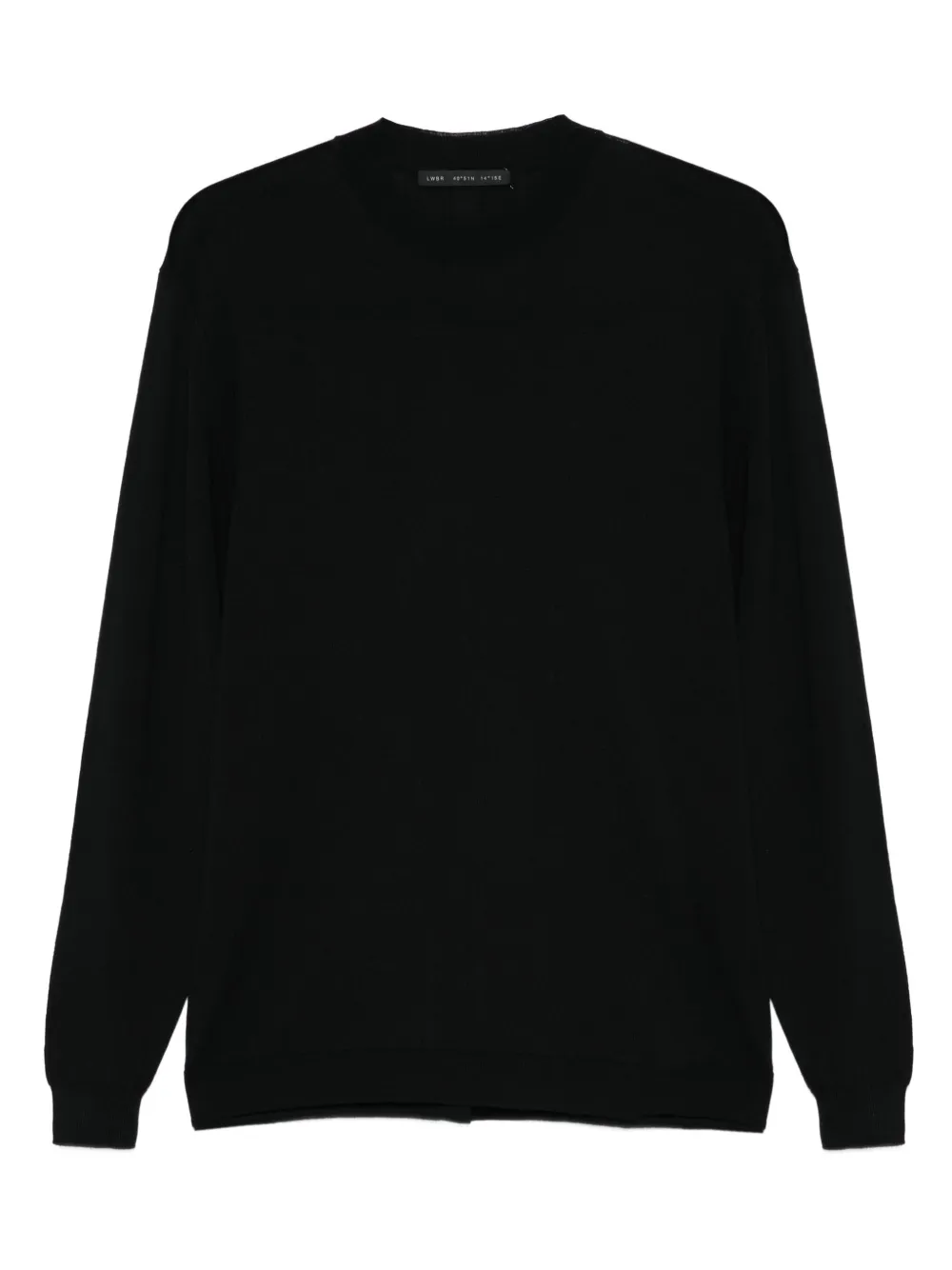 

Свитер с круглым вырезом Low Brand, черный