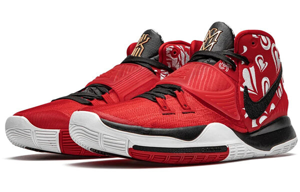 Кроссовки sneaker room x kyrie 6 'mom - red' Nike, красный — фото 3