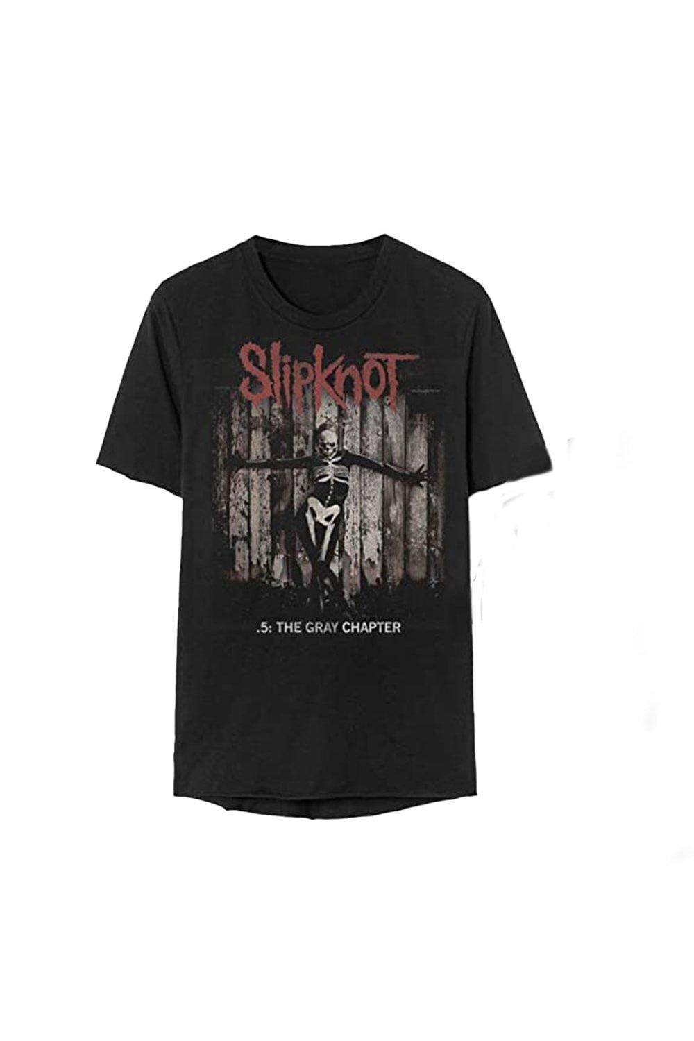 

.5: Футболка The Grey Chapter Album Slipknot, черный