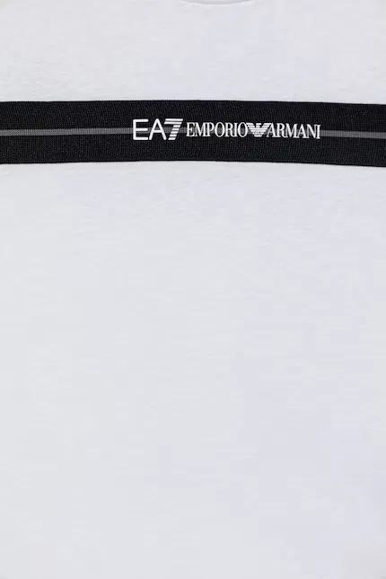 Футболка с коротким рукавом EA7 Emporio Armani, белый — фото 3