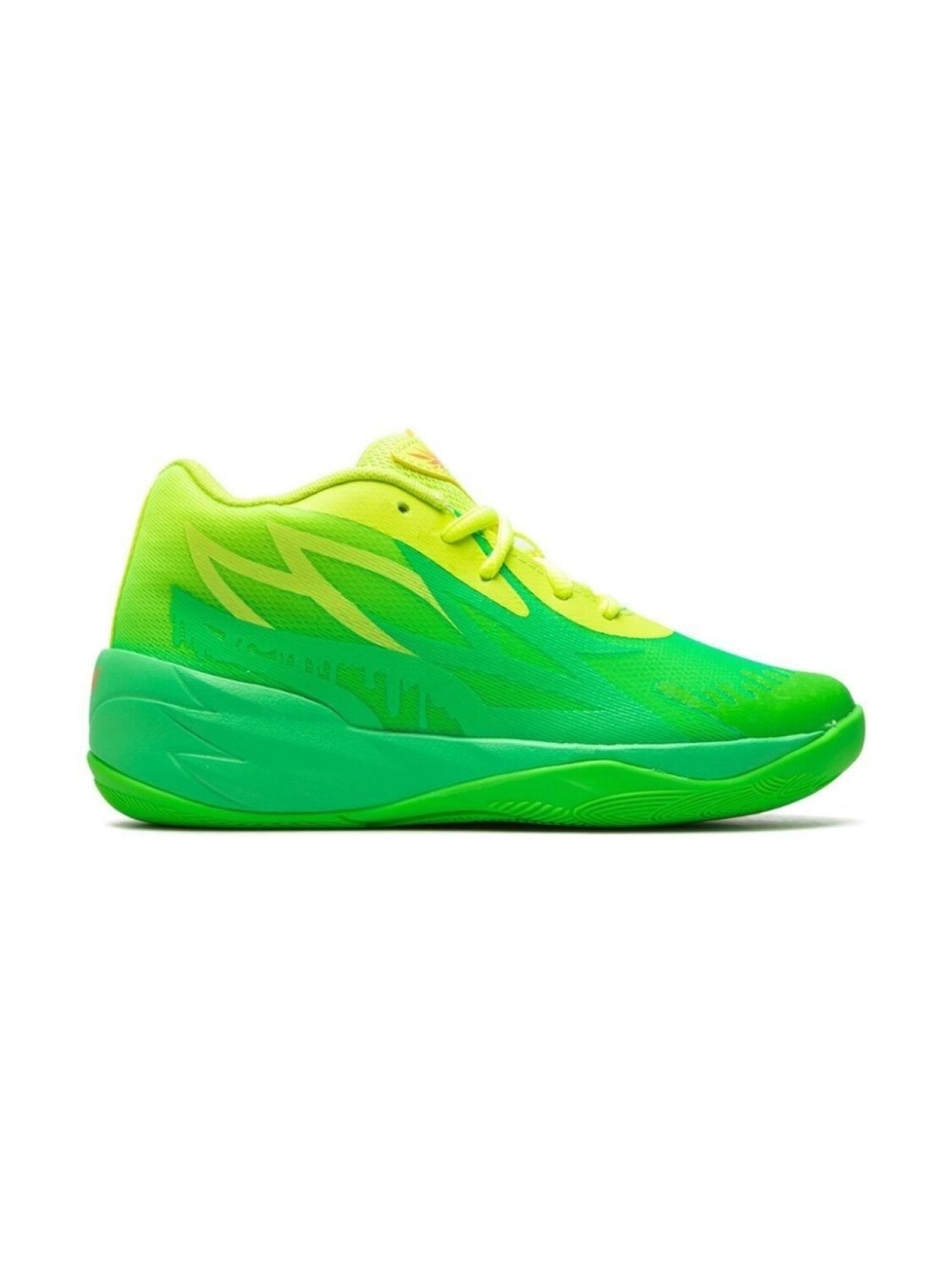 Puma Kids кроссовки Slime MB.02 из коллаборации с Nickelodeon, зеленый — фото 2
