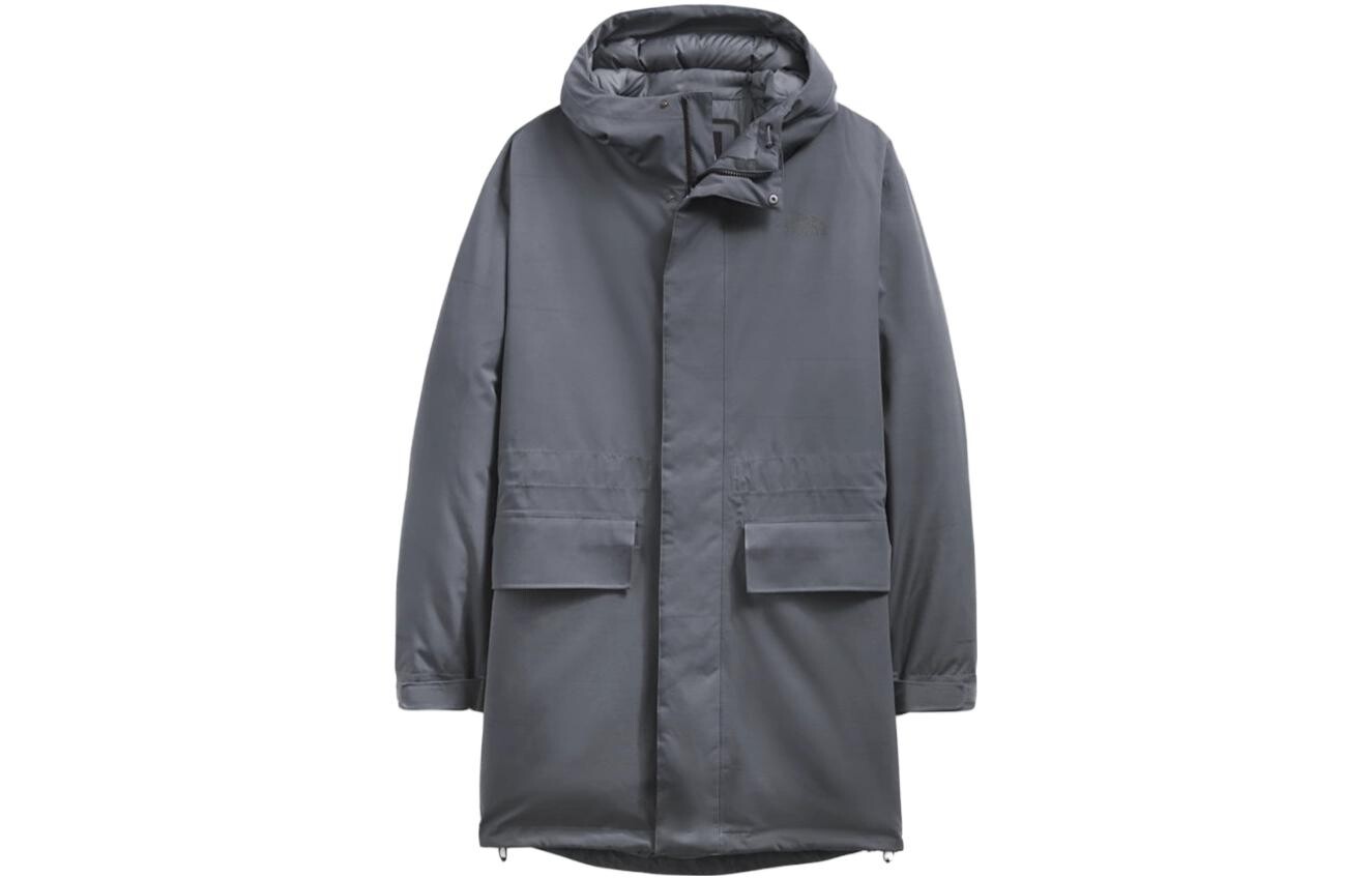 

Пальто-парка унисекс серое The North Face, серый