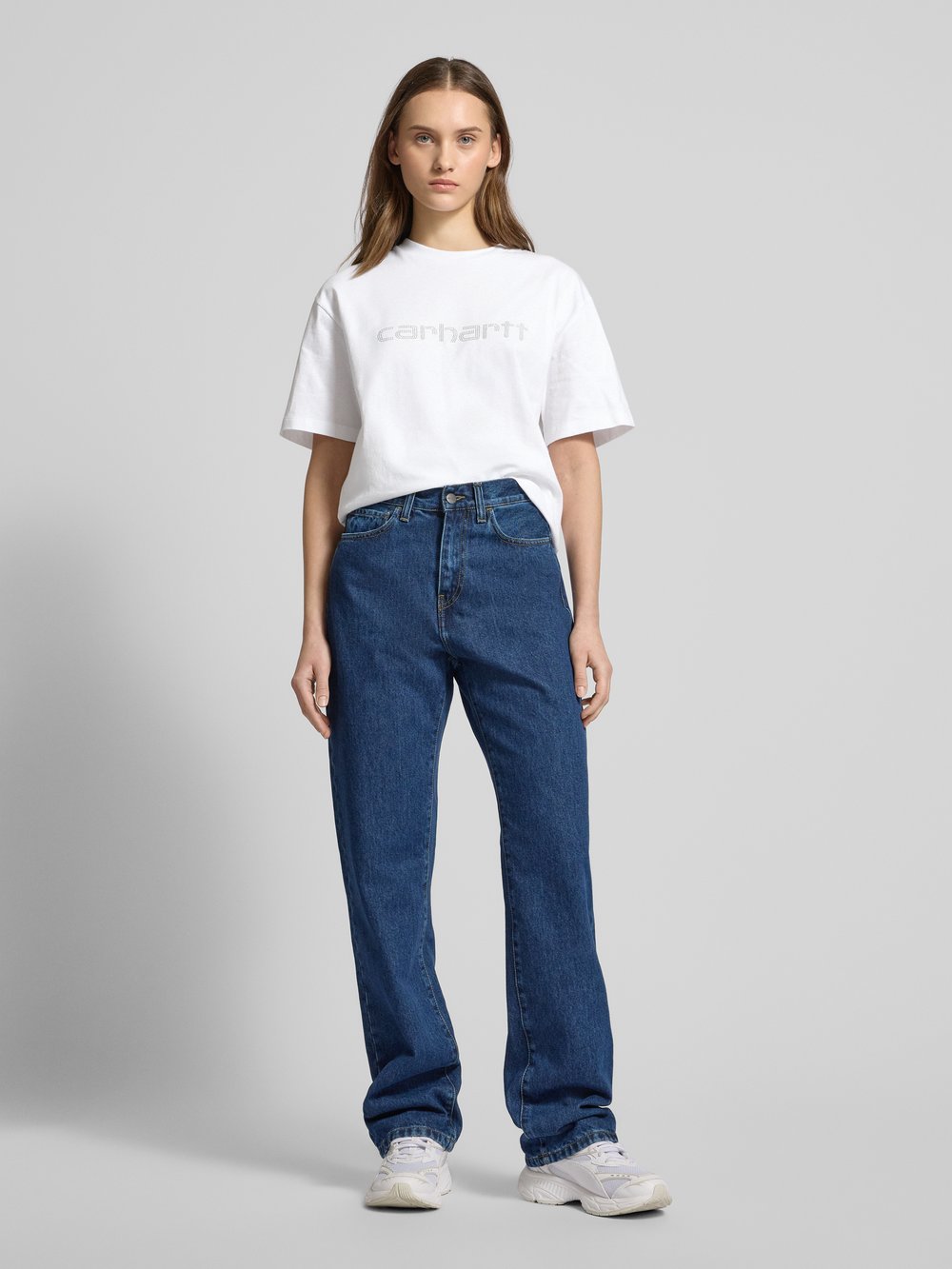 

Футболка со стразами, модель «Rivet» Carhartt Work In Progress, белый