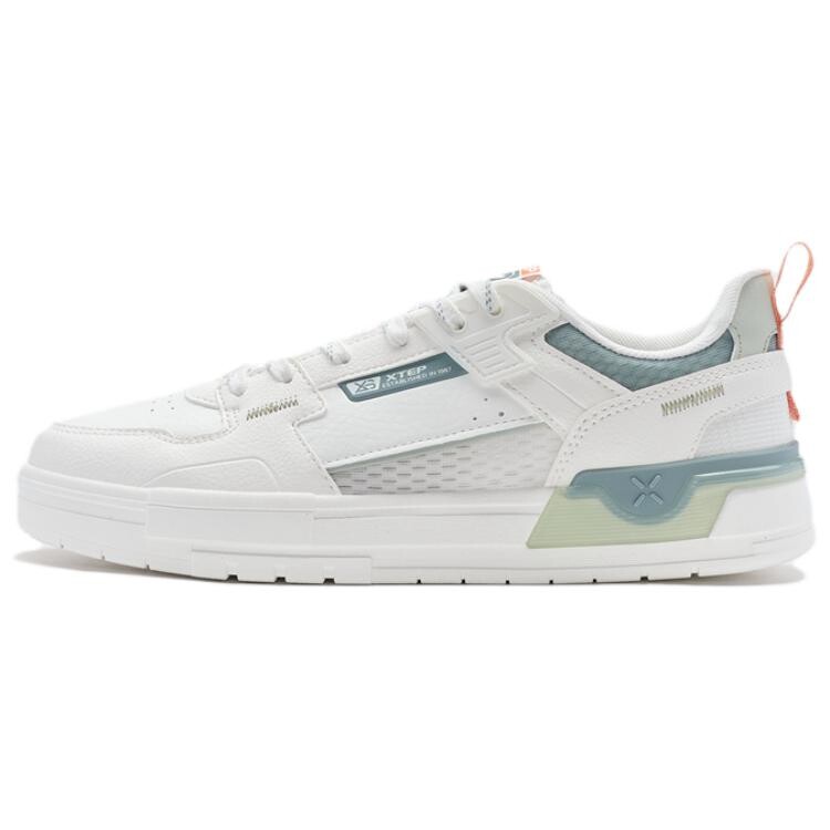 

Кроссовки XTEP Skateboarding Shoes Men Low-top White/Blue/Green, белый/синий/зеленый