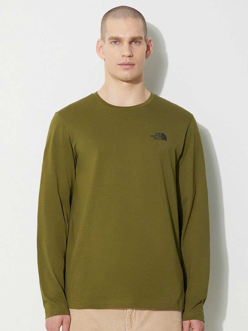 

Блуза The North Face M L/S SIMPLE DOME, зеленый