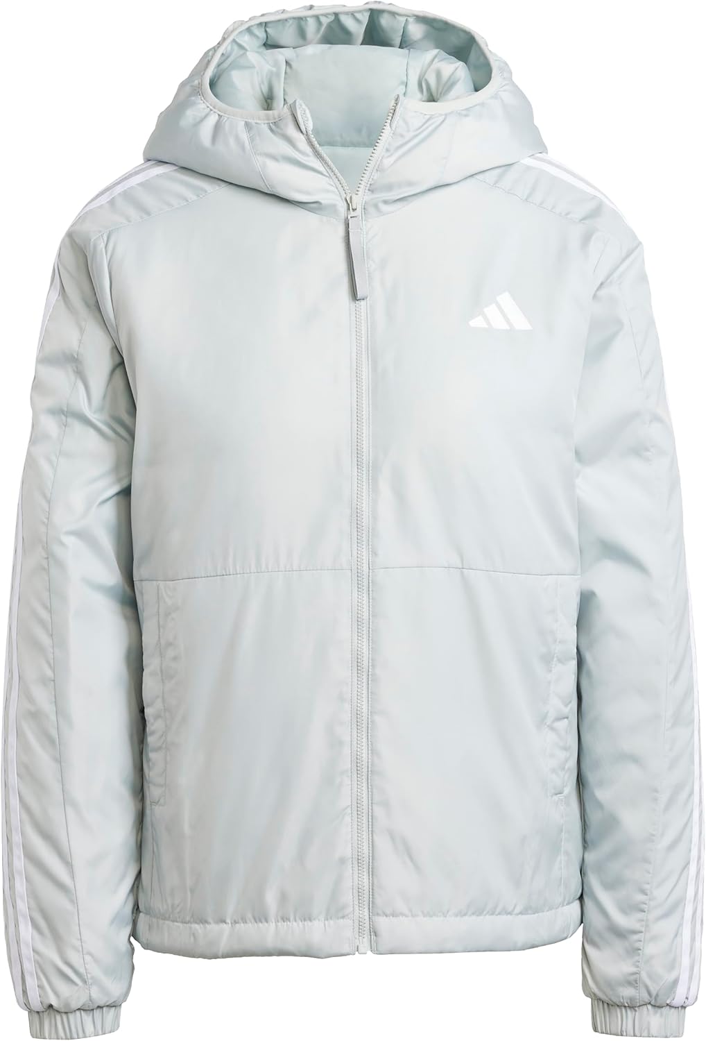 

adidas Originals Женская утепленная худи adidas Essentials с тремя полосками, Wonder Silver