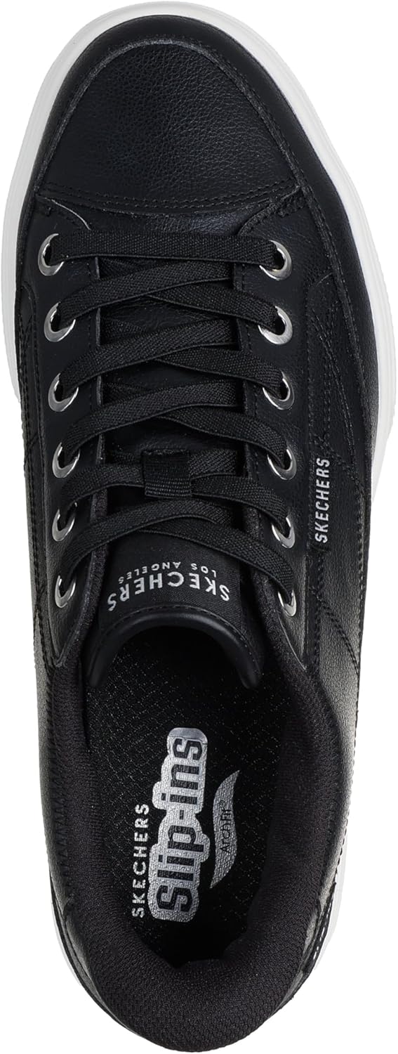Мужские кроссовки Skechers Arch Fit Arcade - удобные слипоны без застежек, черный — фото 3