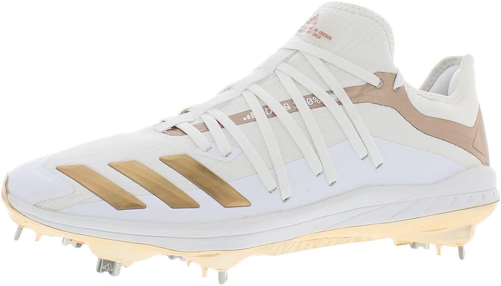 

Бейсбольные бутсы для мужчин Adidas Afterburner 6, белый/розовый/золотой