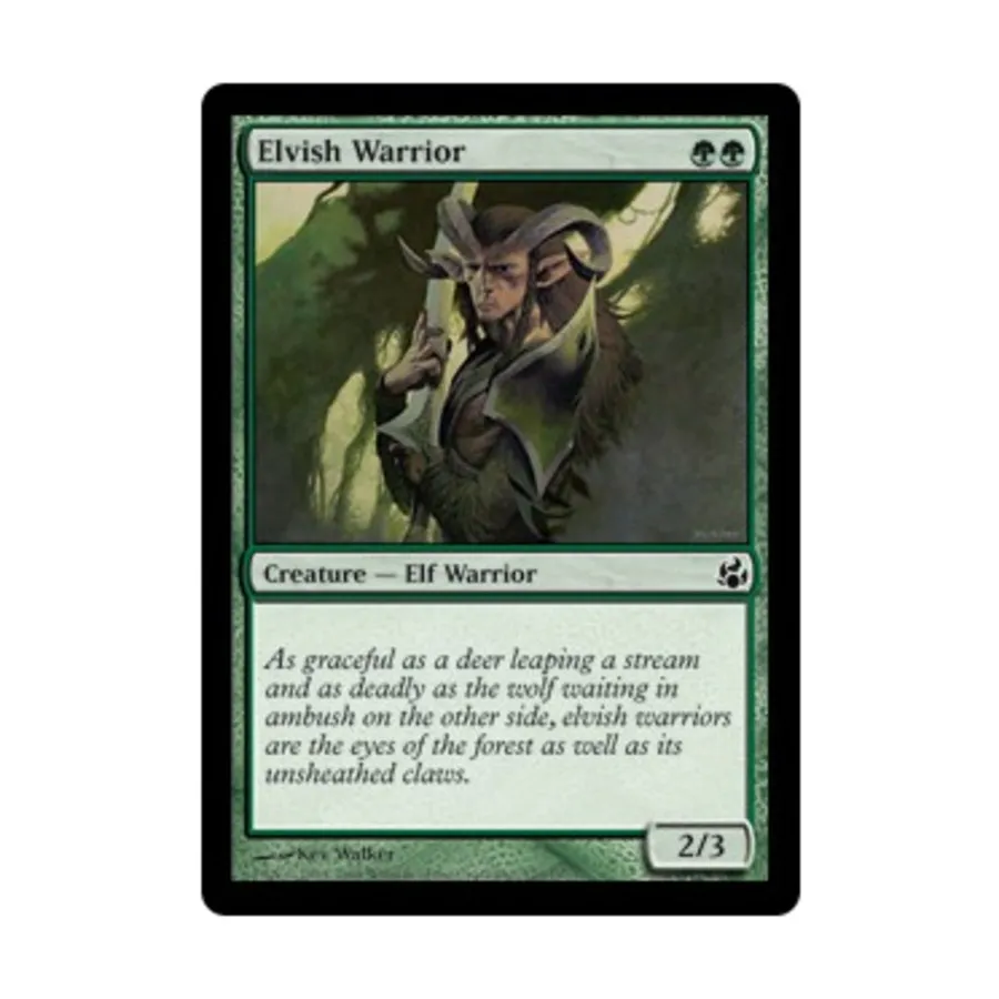 

CCG Эльфийский воин (С), MTG - Morningtide