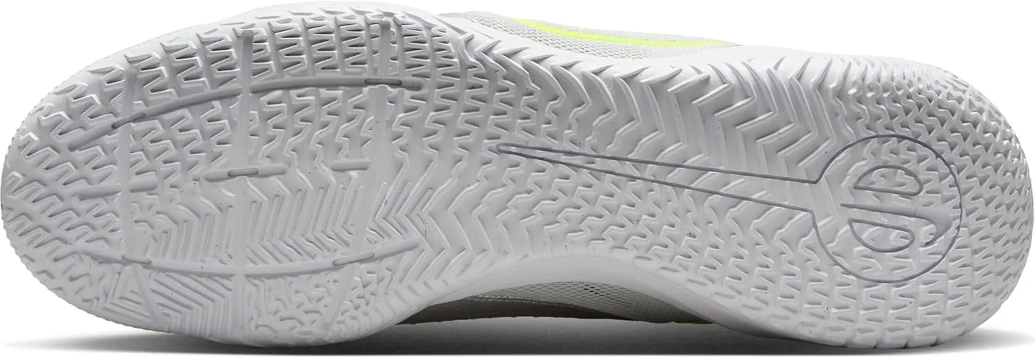 Мужские футбольные бутсы Nike Tiempo Legend 10 Academy IC для зала и твердых покрытий, серебристый/белый — фото 4