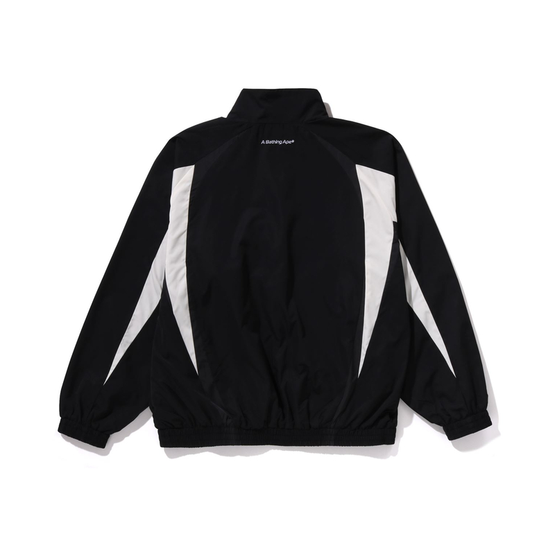Курка Bape Bathing Ape Logo Nylon Track Jacket A BATHING APE, черная BKX — фото 3