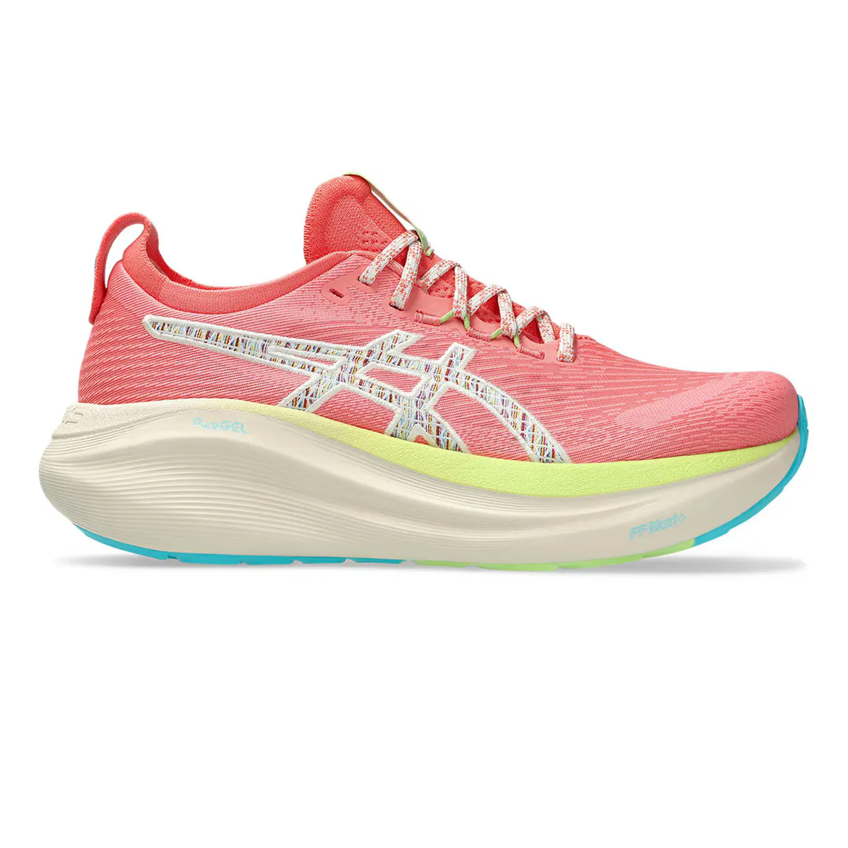 Кроссовки женские Asics GEL-NIMBUS 27 TR, бежевый/розовый