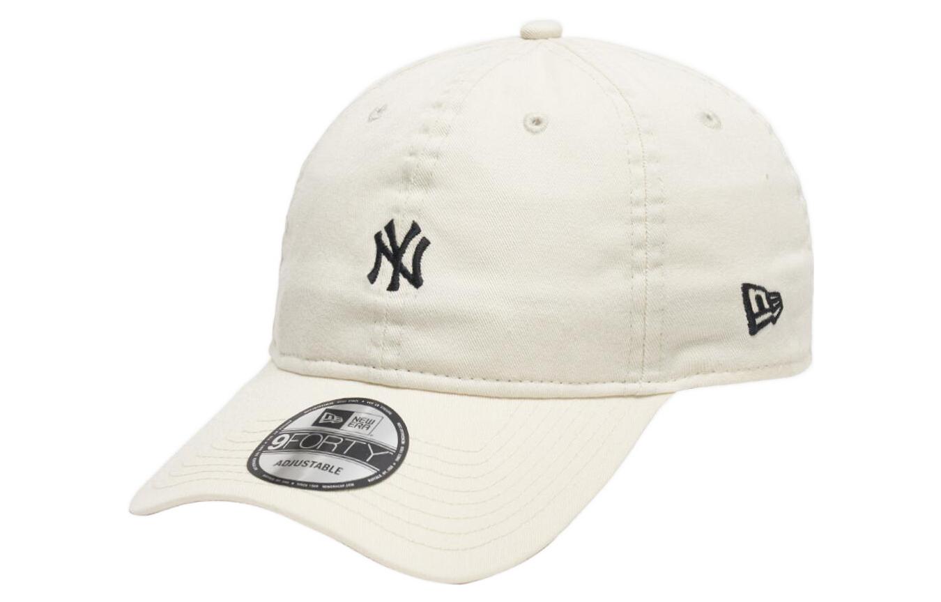 

New Era Хлопковая бейсболка унисекс кремовая, Cream