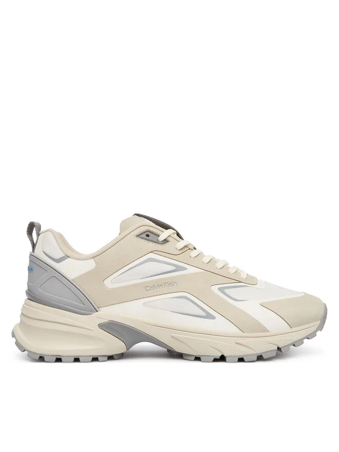 Calvin Klein Кроссовки Hike Runner Laceup Stripe M-Su HM0HM02155 бежевые