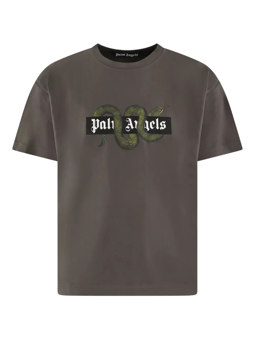 

Футболка с логотипом в виде змеи PALM ANGELS, зеленый