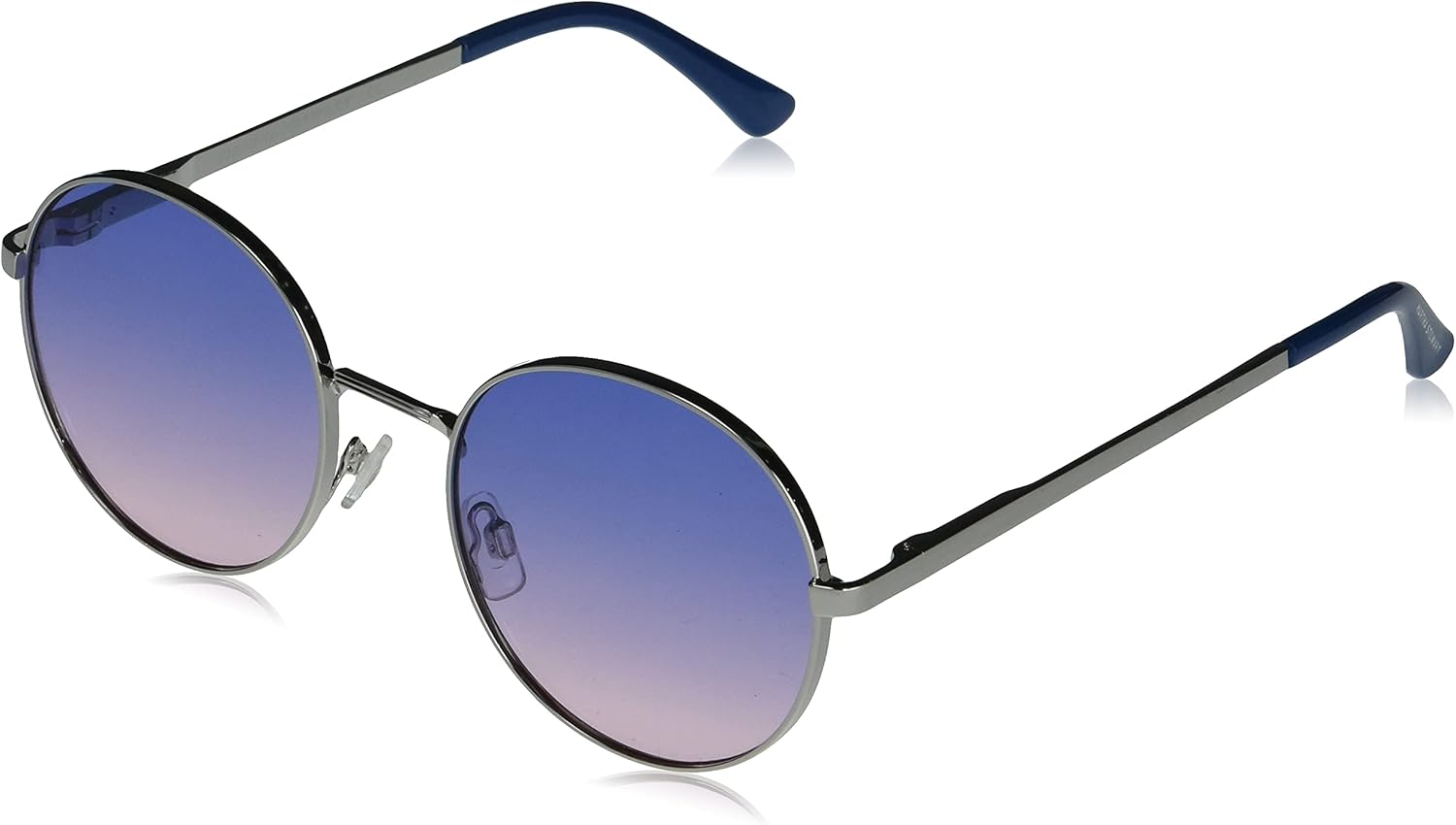 

Женские солнцезащитные очки MARTHA STEWART MS141 в винтажном стиле с защитой от УФ-излучения, круглые. Вневременной современный подарок для женщин, 53 мм, Silver and Blue