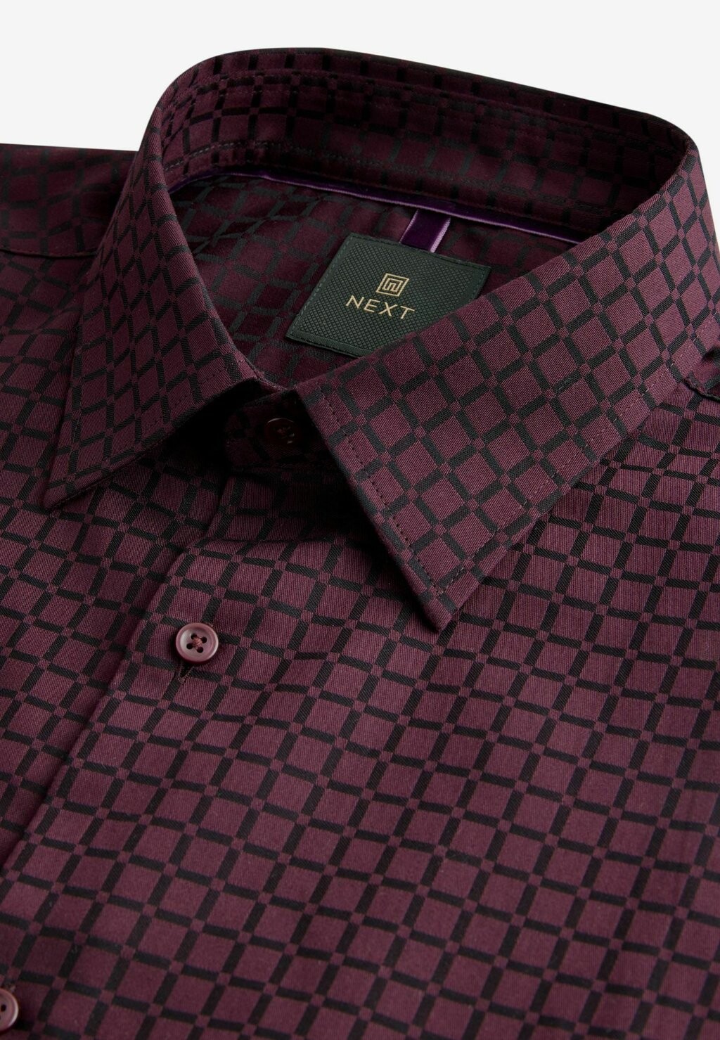 

Рубашка SINGLE CUFF REGULAR FIT Next, темно-красный