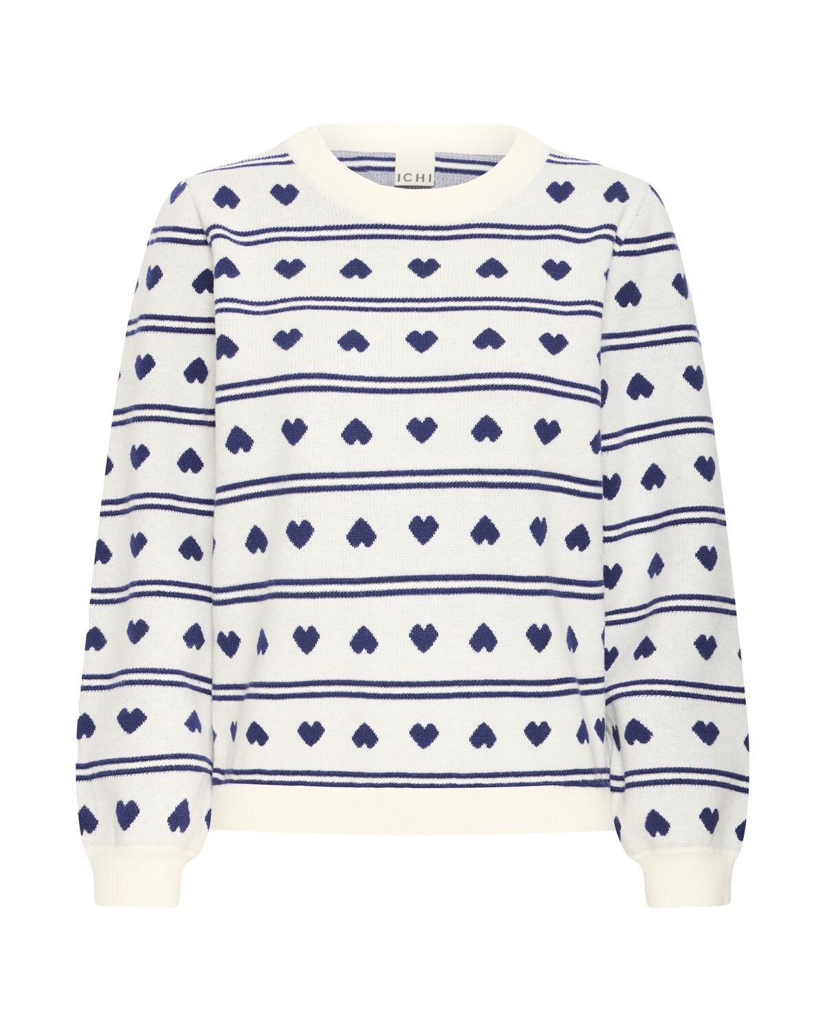 

ICHI Свитер 'IHBrielle' в белом цвете