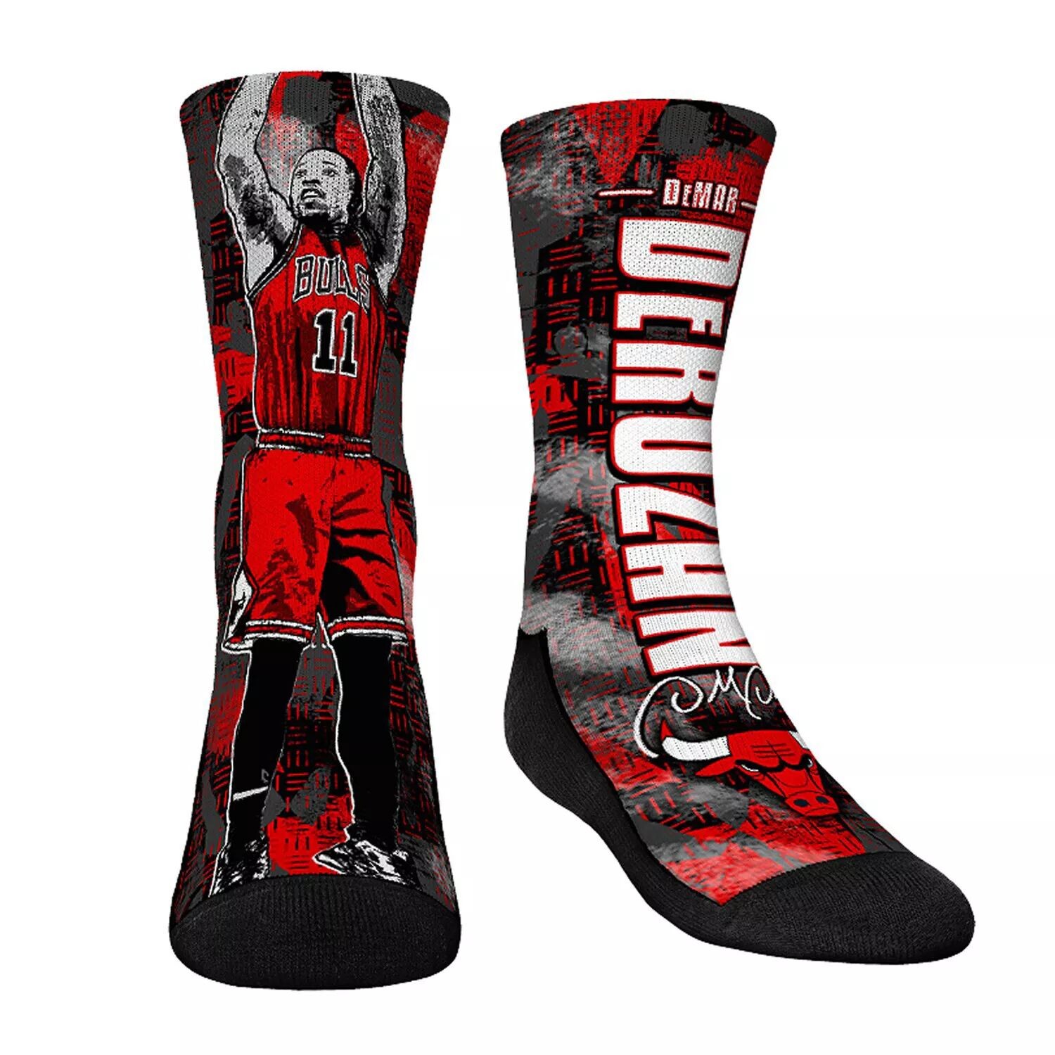 

Носки Youth Rock Em DeMar DeRozan Chicago Bulls Носки Big Player Crew Unbranded