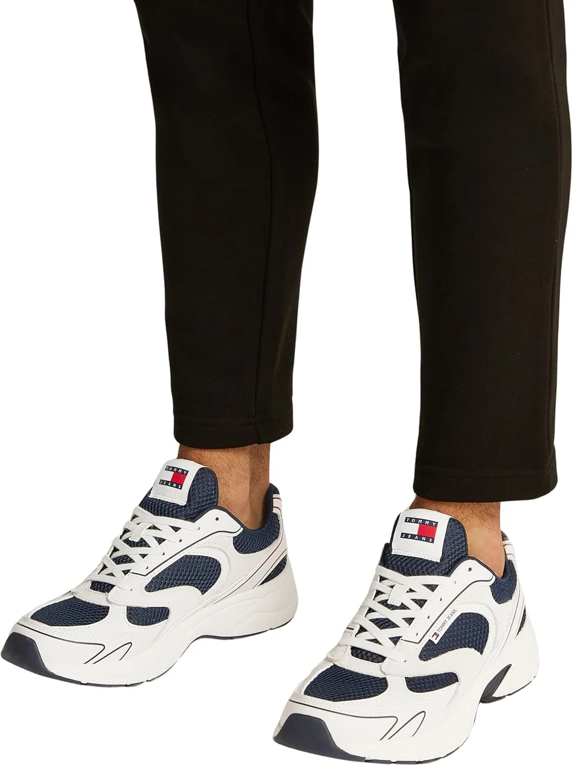 Мужские кроссовки Tommy Jeans Chunky Sole The Coney на шнуровке, Blue Rwb — фото 3