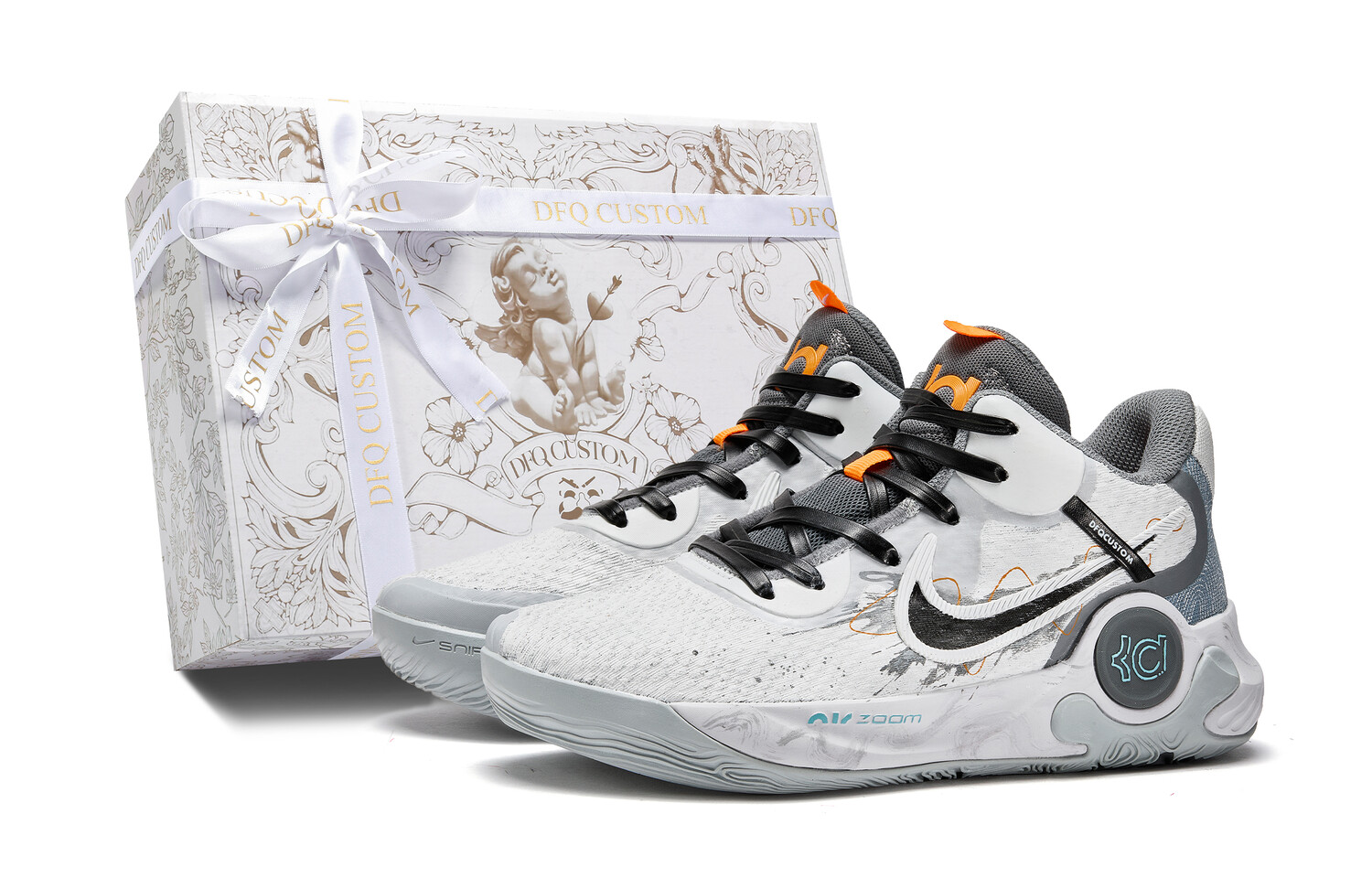 

Баскетбольные кроссовки Trey 5 унисекс средней высоты, белые/серые Nike