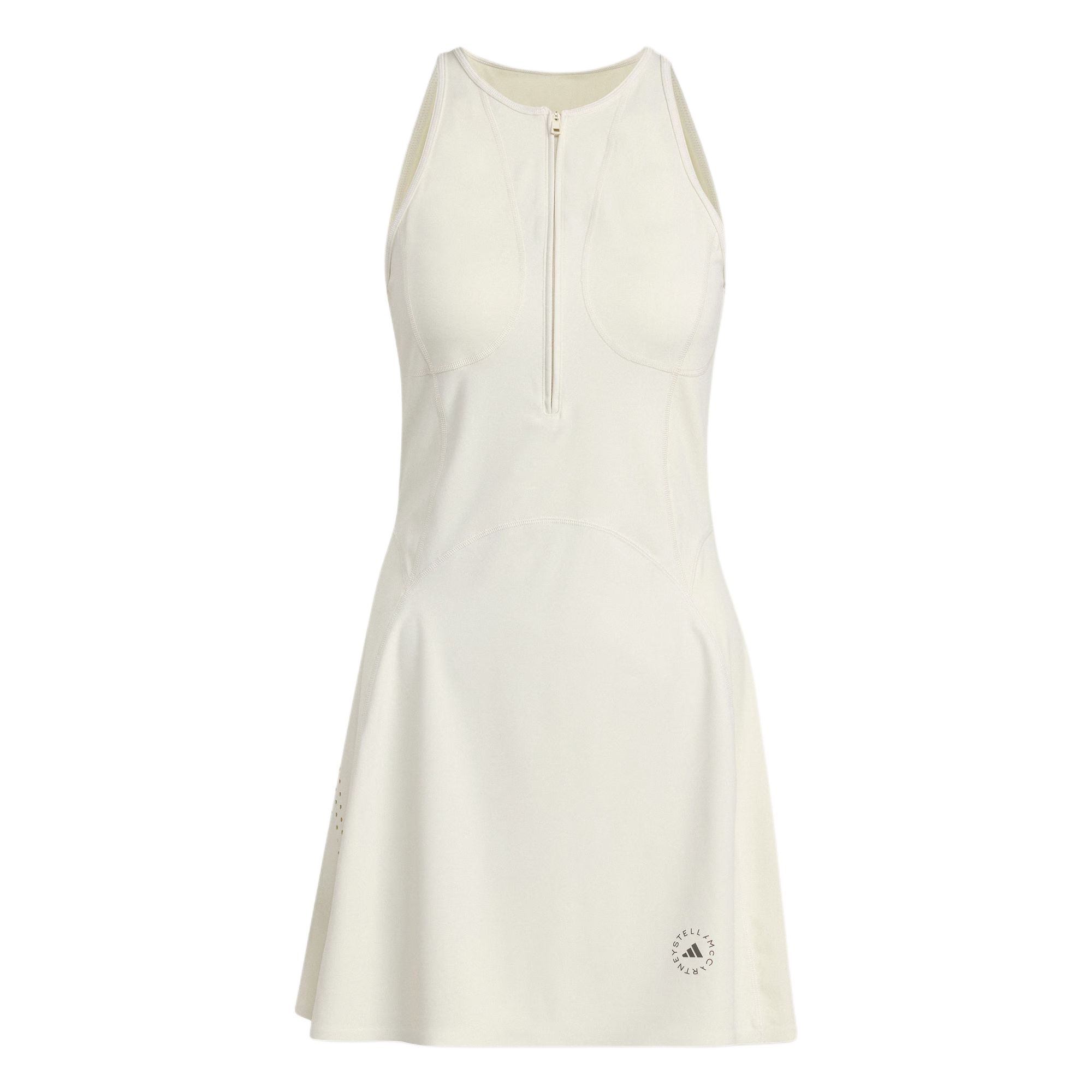 Платье Stella McCartney с открытой спиной Adidas, Almond Milk Color — фото 3