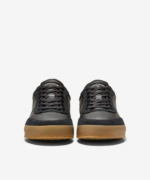 Мужские кроссовки из натуральной кожи COLE HAAN Grandpro чёрные — фото 4