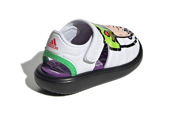 Кроссовки Disney X adidas PIXAR Toddler Shoes TD Low-top White/Black/Green — фото 4