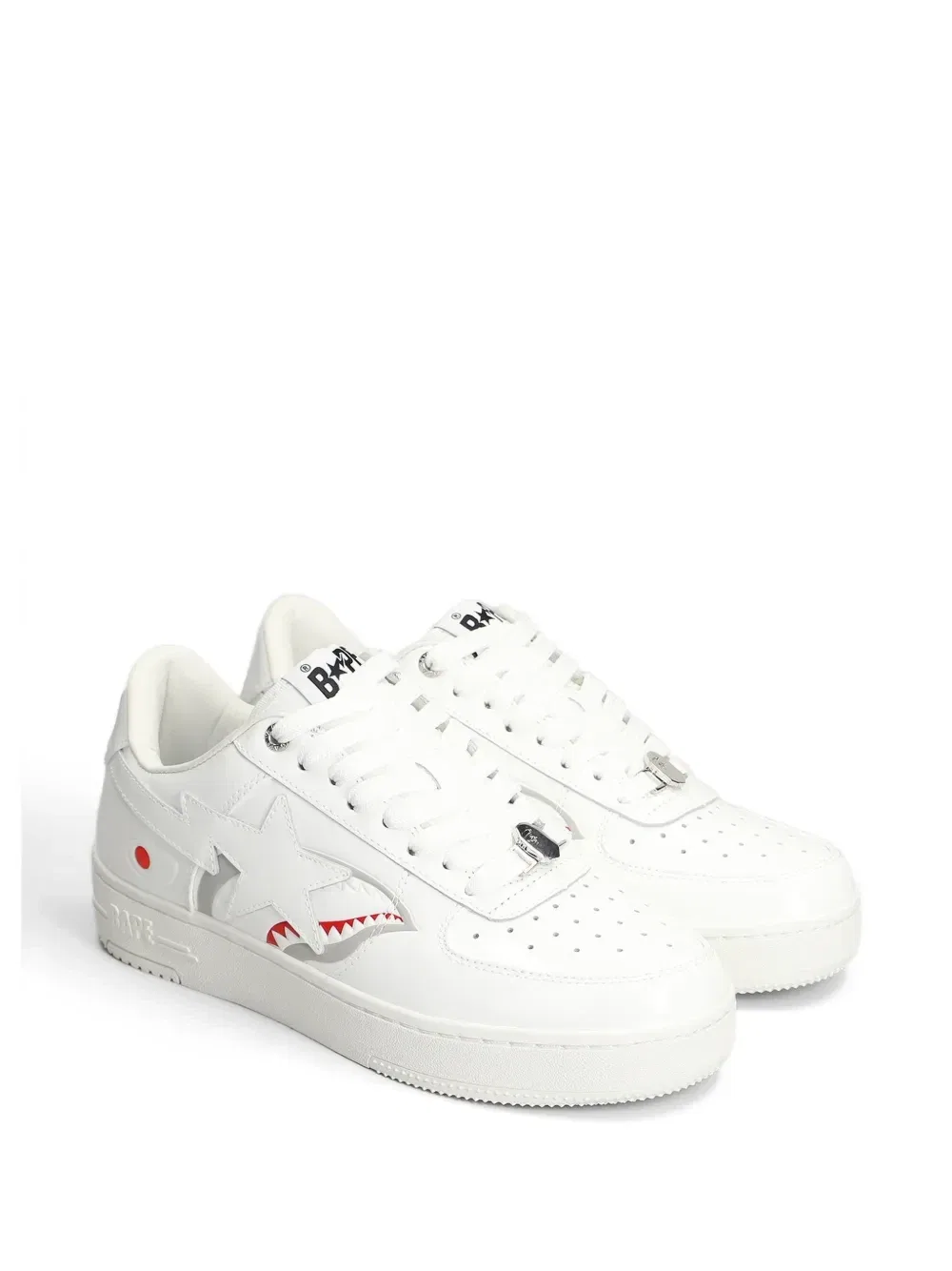 Кроссовки Bape STA Shark A BATHING APE, белый — фото 2