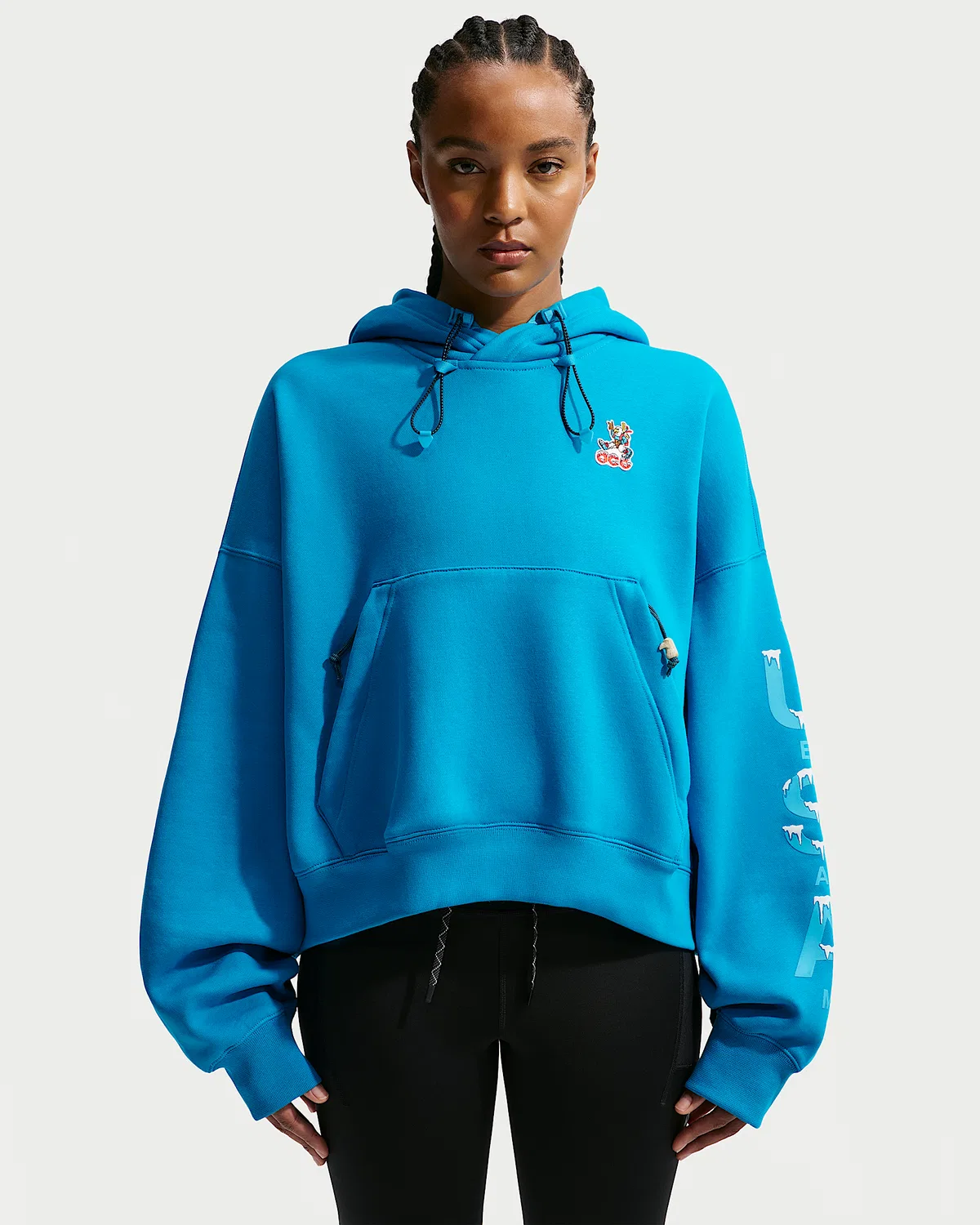 Женская худи Nike ACG USA, Blue Lagoon/Summit White