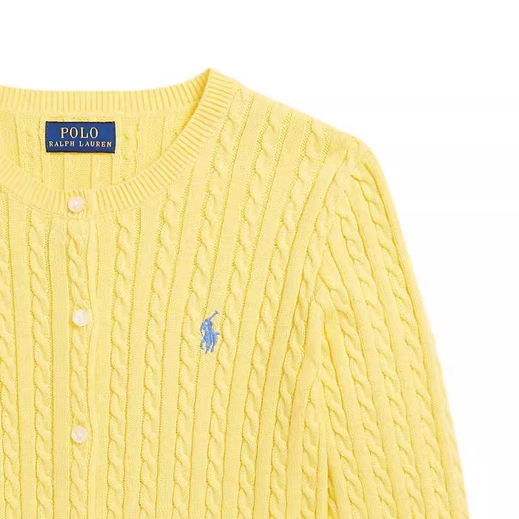 Свитер SS24 Green Oasis Yellow Детский Polo Ralph Lauren — фото 3