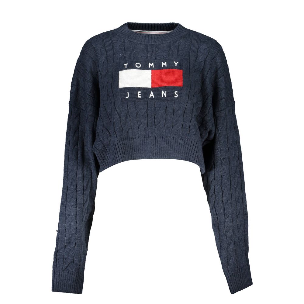 

Синий женский свитер из полиэстера Tommy Hilfiger