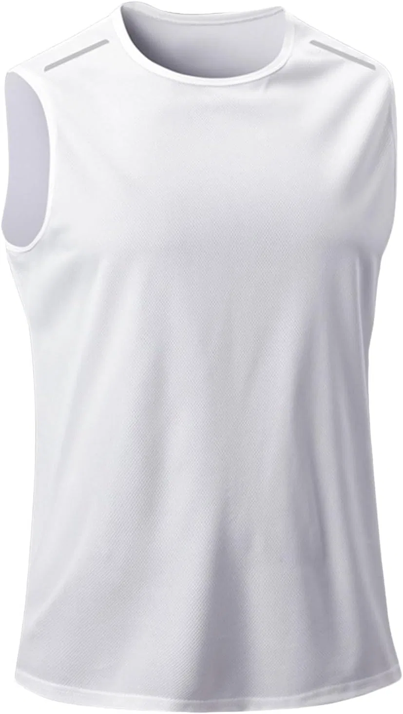 Мужская майка без рукавов, быстросохнущая, Generic, белый